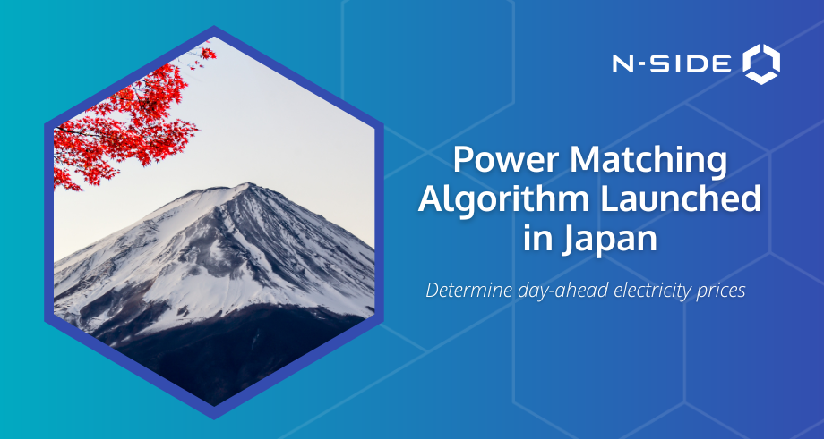 N-SIDE's Power Matching algorithm optimizing Japan's electricity market with precision, supported by JEPX partnership for enhanced energy solutions
